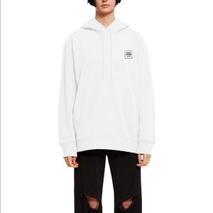 NWT Opening Ceremony Unisex Mini Box Logo Hoodie M